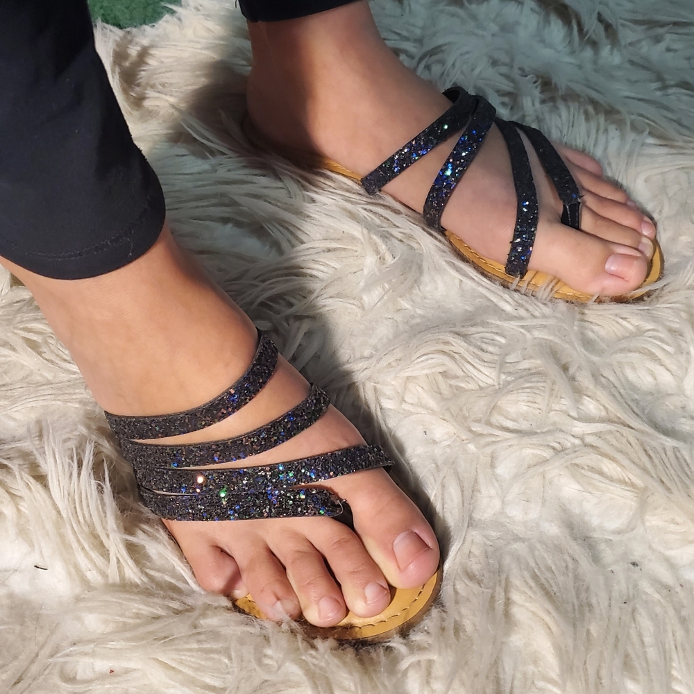 Glittery Sandals